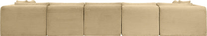 Shaggy - 7 Piece Modular U-Shaped Armless Sectional