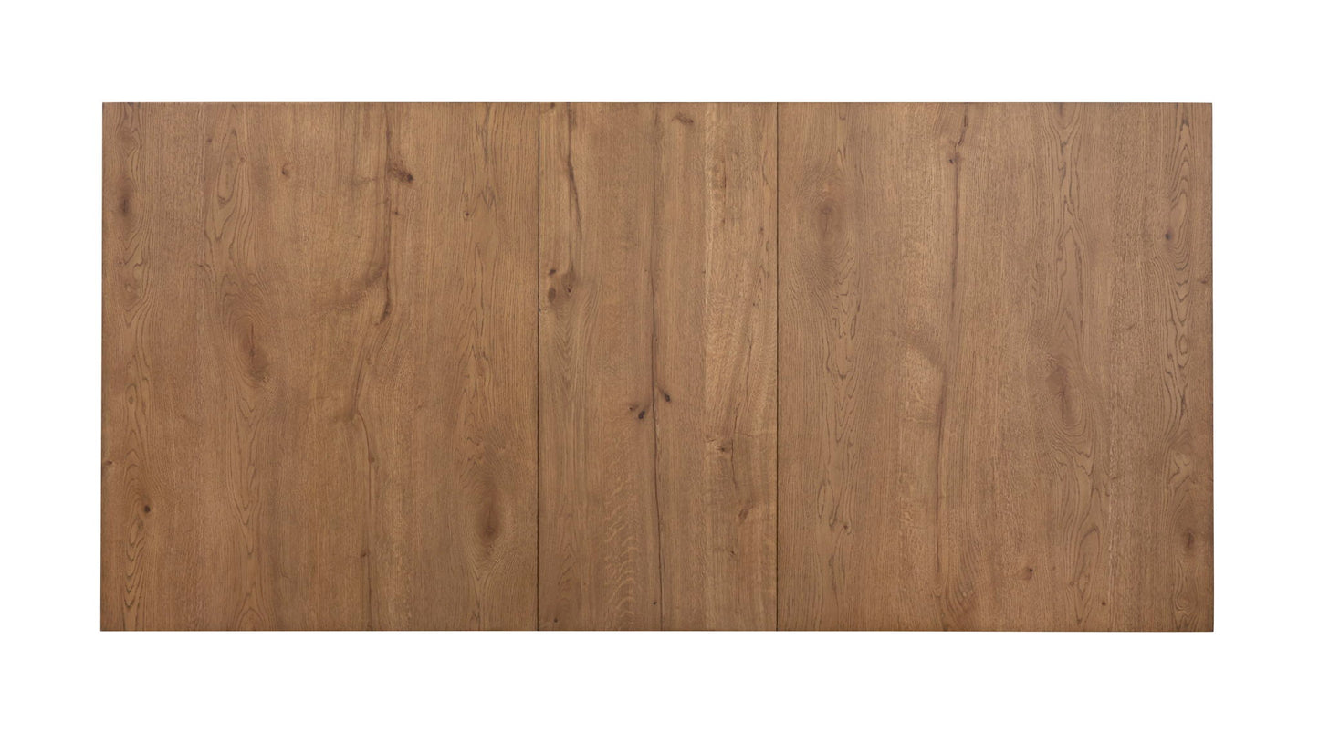 Marcel - Extendable Trestle Dining Table - Harvest Brown