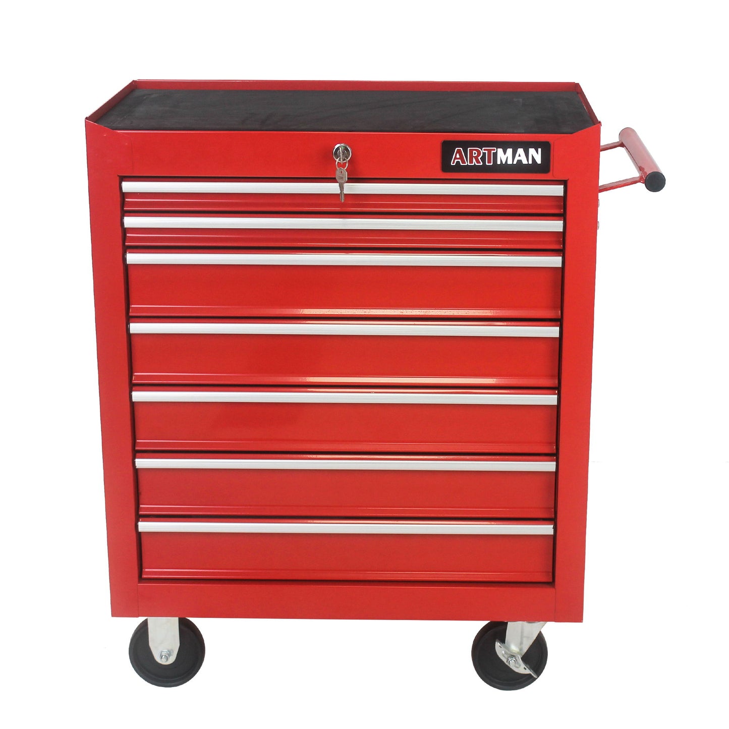 7 Drawers Multifunctional Tool Cart With Swivel Wheels
