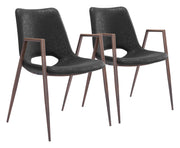 Desi - Dining Chair Walnut Legs (Set of 2)