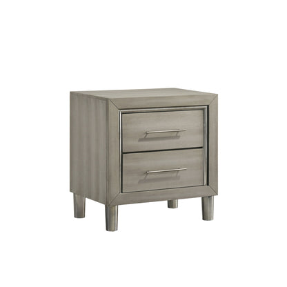 Lennox - 2 Drawer Nightstand - Gray
