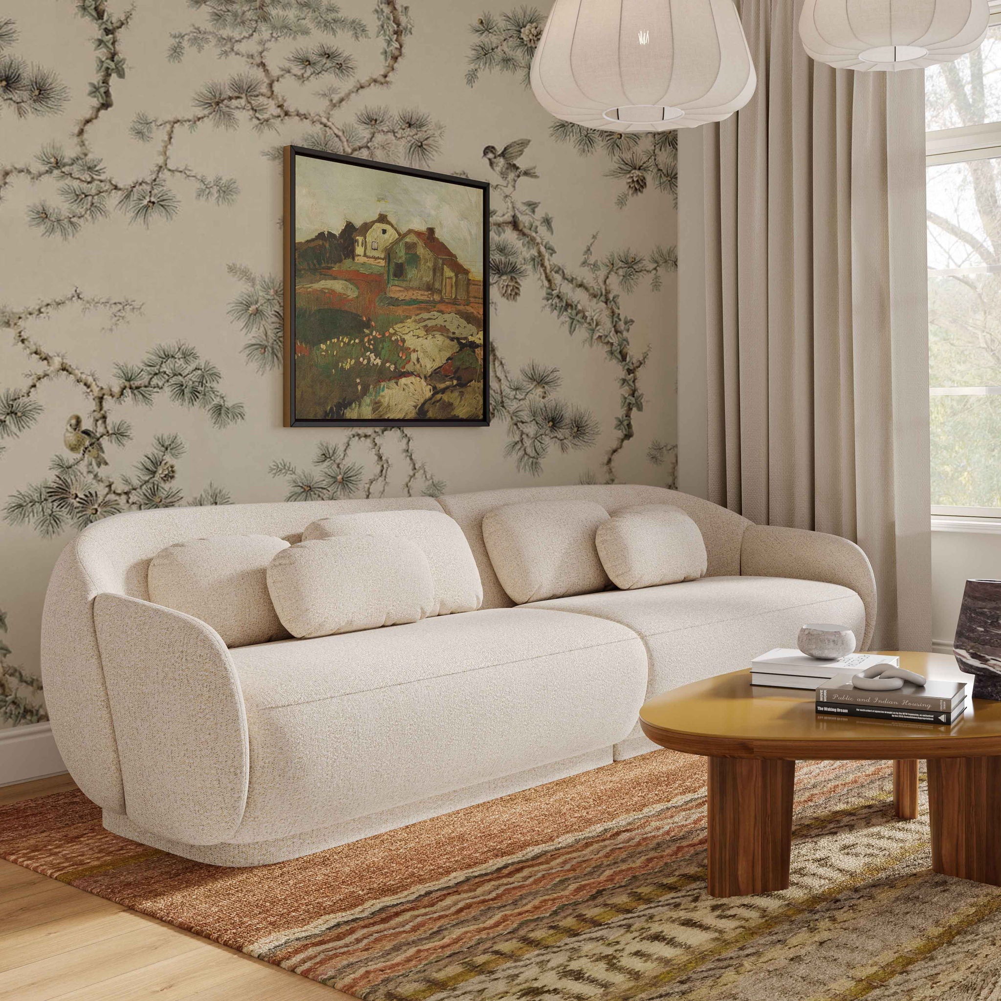 Misty - Modular 4-Seater Sofa - Cream