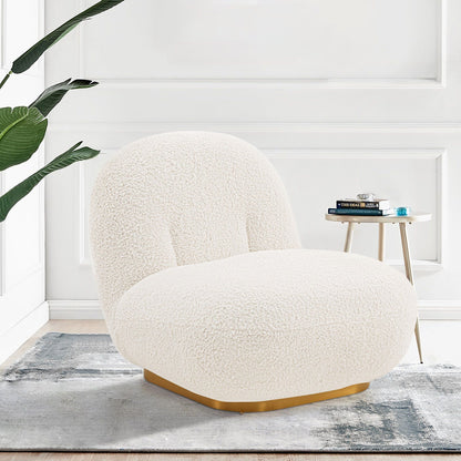 Edina - Lounge Accent Chair - White