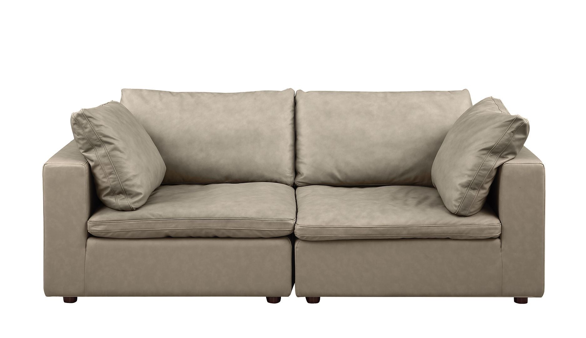 1100 - Modular Loveseat (Top-Grain Italian Leather)