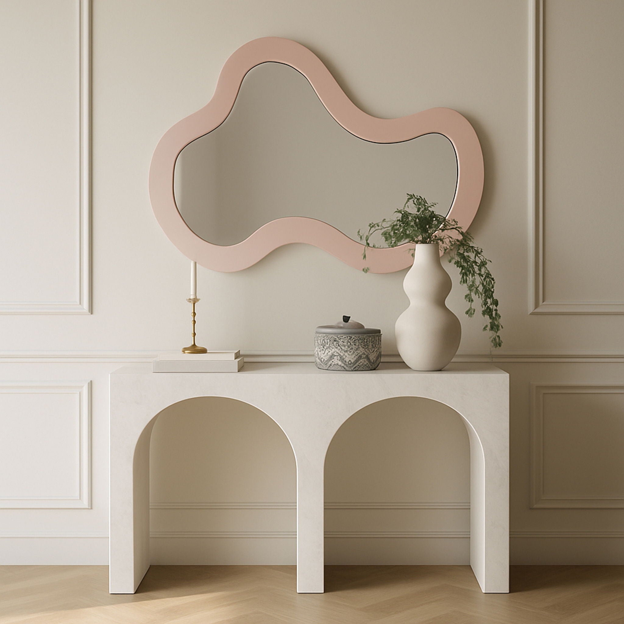 Oblique - Metal Frame Mirror