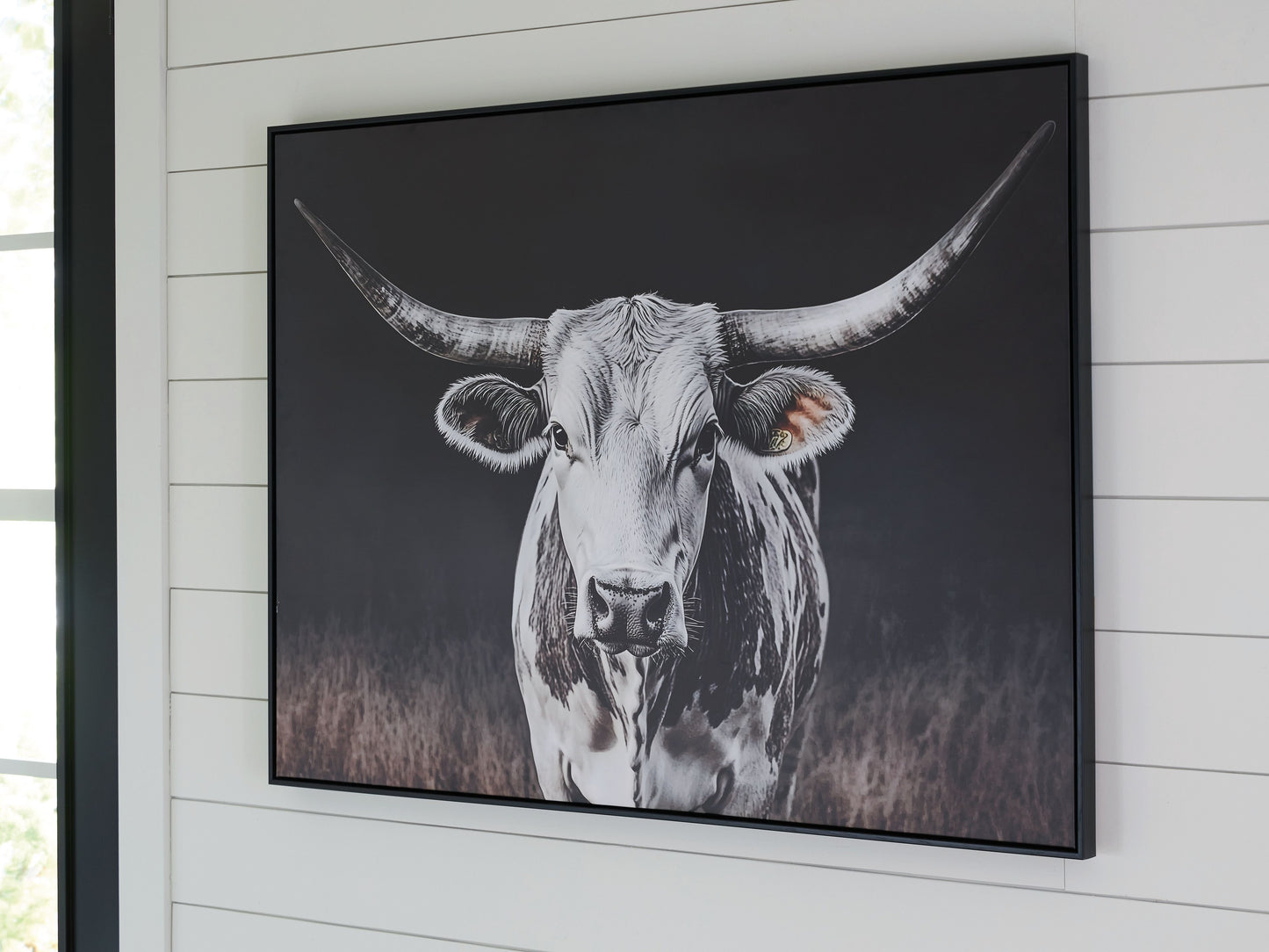 Harlandale - Black / White / Brown - Wall Art