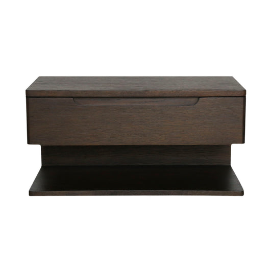 Jonah - Floating Nightstand - Dark Brown