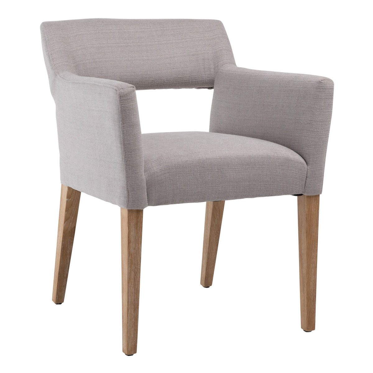 Joseph - Dining Chair - Light Gray And Natural