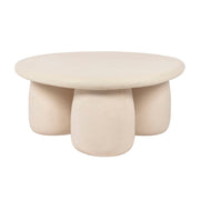 Rahul - Round Coffee Table - Cream