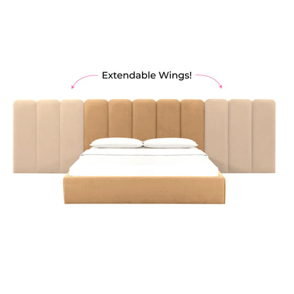 Palani - Velvet Bed With Wings