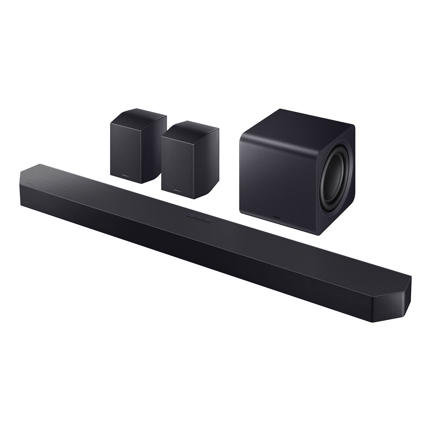 Samsung - 11.1.4 Channel Soundbar Dolby Atmos - Black