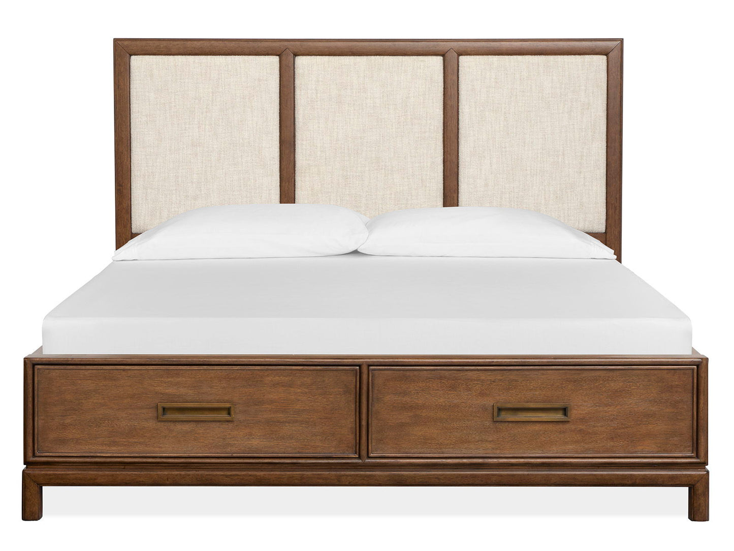 Ridgefield - Complete Panel Storage Bed With Upholstered Headboard