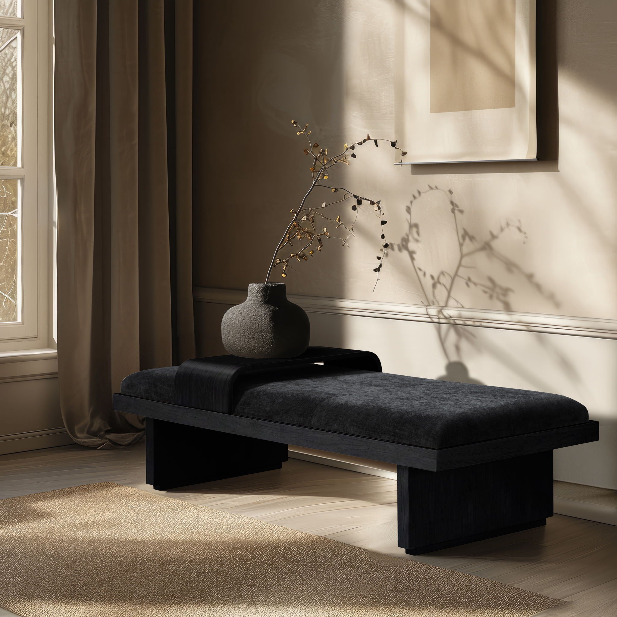 Arlington - Bench - Black Base