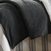 Blackberry - Queen Polka Dots Duvet Cover - Black / White