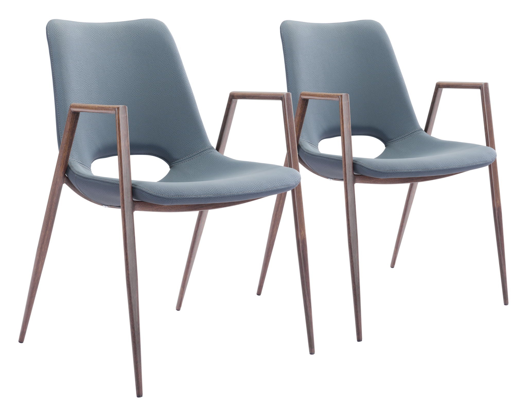 Desi - Dining Chair Walnut Legs (Set of 2)