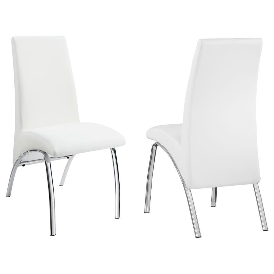 Bishop - Upholstered Dining Side Chair (Set of 2) - White