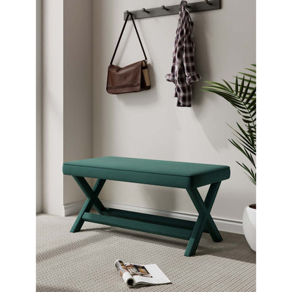 Abigail - Accent Bench With Piped Cushion