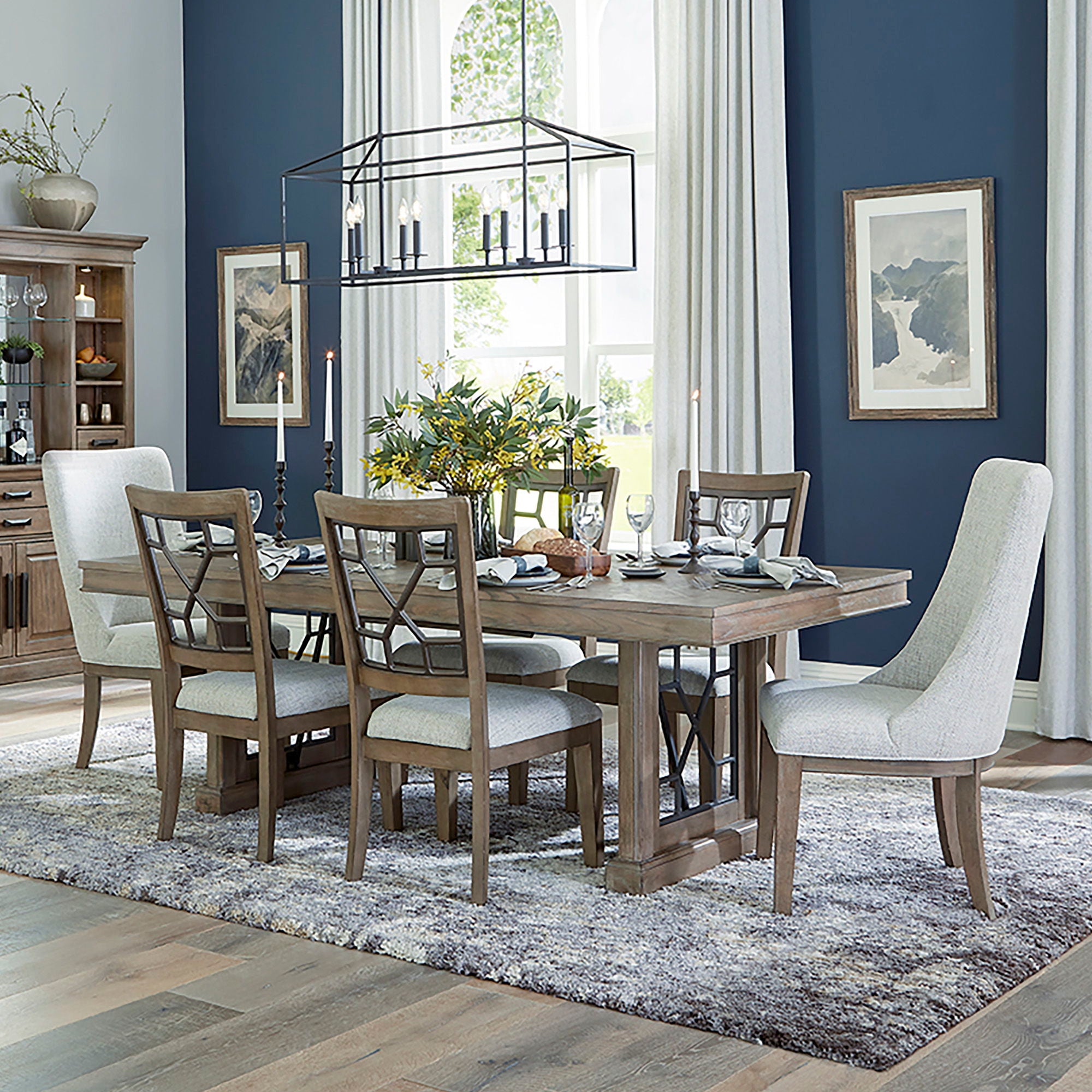 Sundance Dining - Grid Dining Chair (Set of 2) - Sandstone