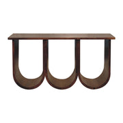Triple Open Style Coffee Table - Beige / Brown