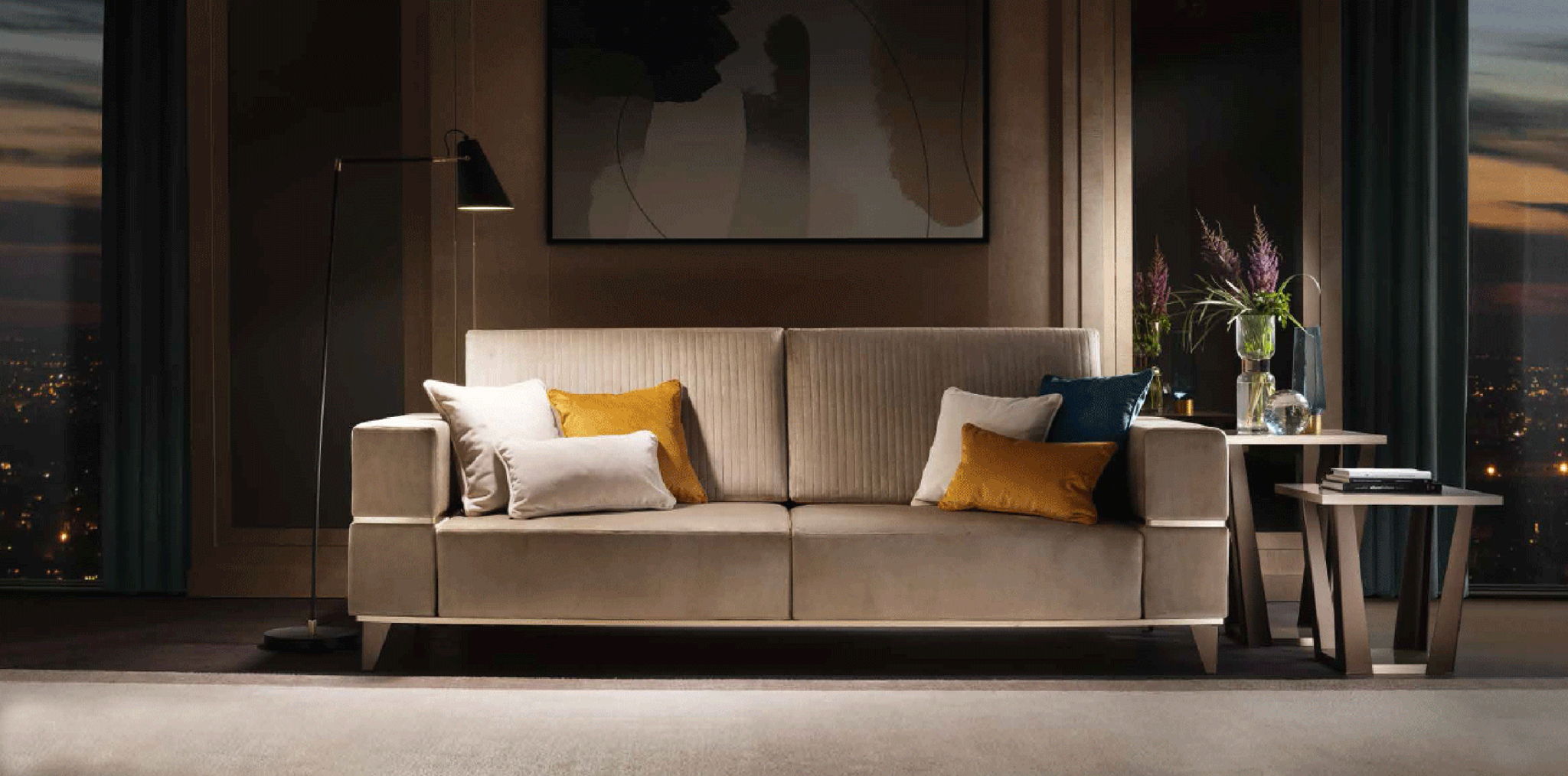 ArredoAmbra - 2 Seat Sofa Special - Beige