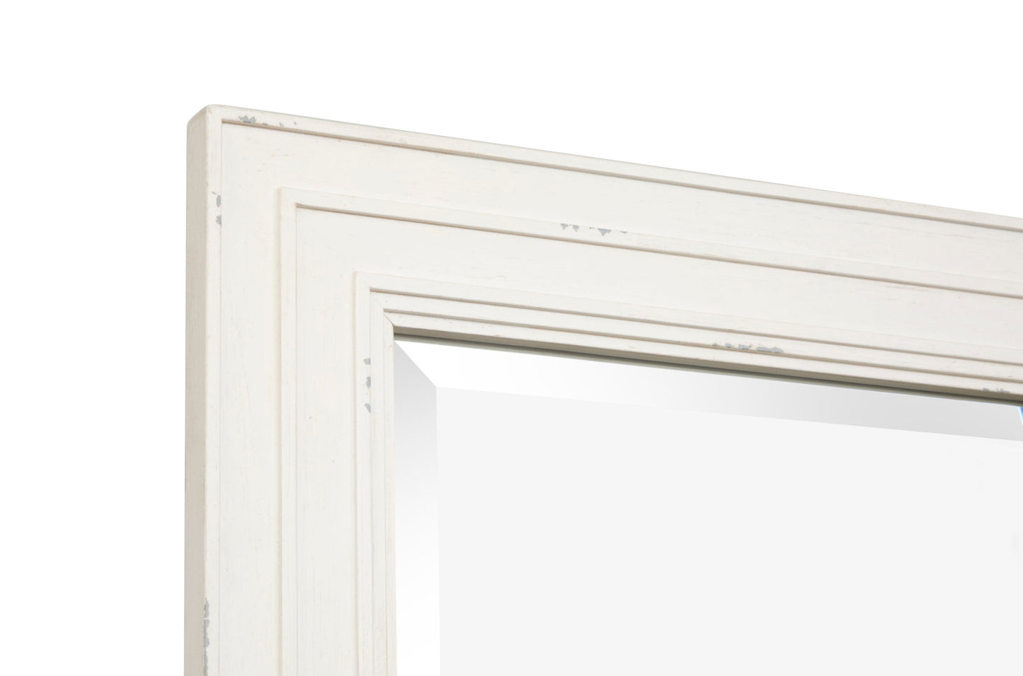 Echo Isles - Landscape Mirror - Sea Pearl And Driftwood