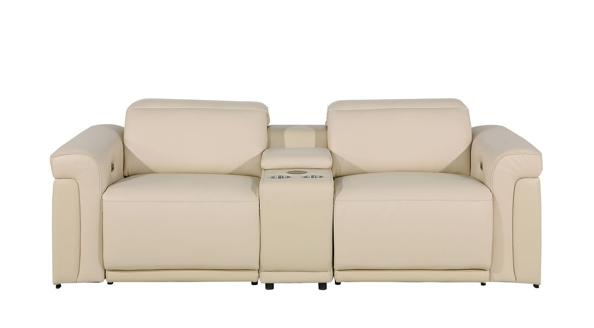 1126 - 3-Piece Modular Power Reclining Loveseat In With 2 Power Recliners & Power Headrests