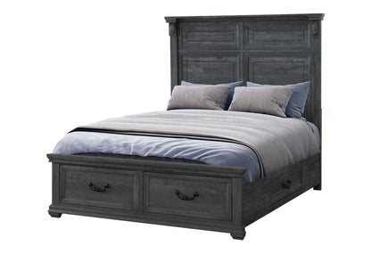 Tatum - Queen Bed With Storage - Gray