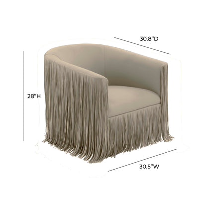 Shag Me - Vegan Leather Swivel Chair