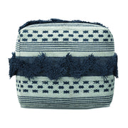 Bowden - Square Pouf Ottoman - Gray