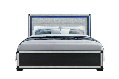 Soleil - King Bed - Charcoal