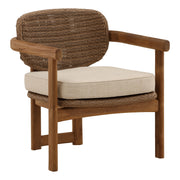 Alva - Outdoor Occasional Chair - Sand And Light Brown