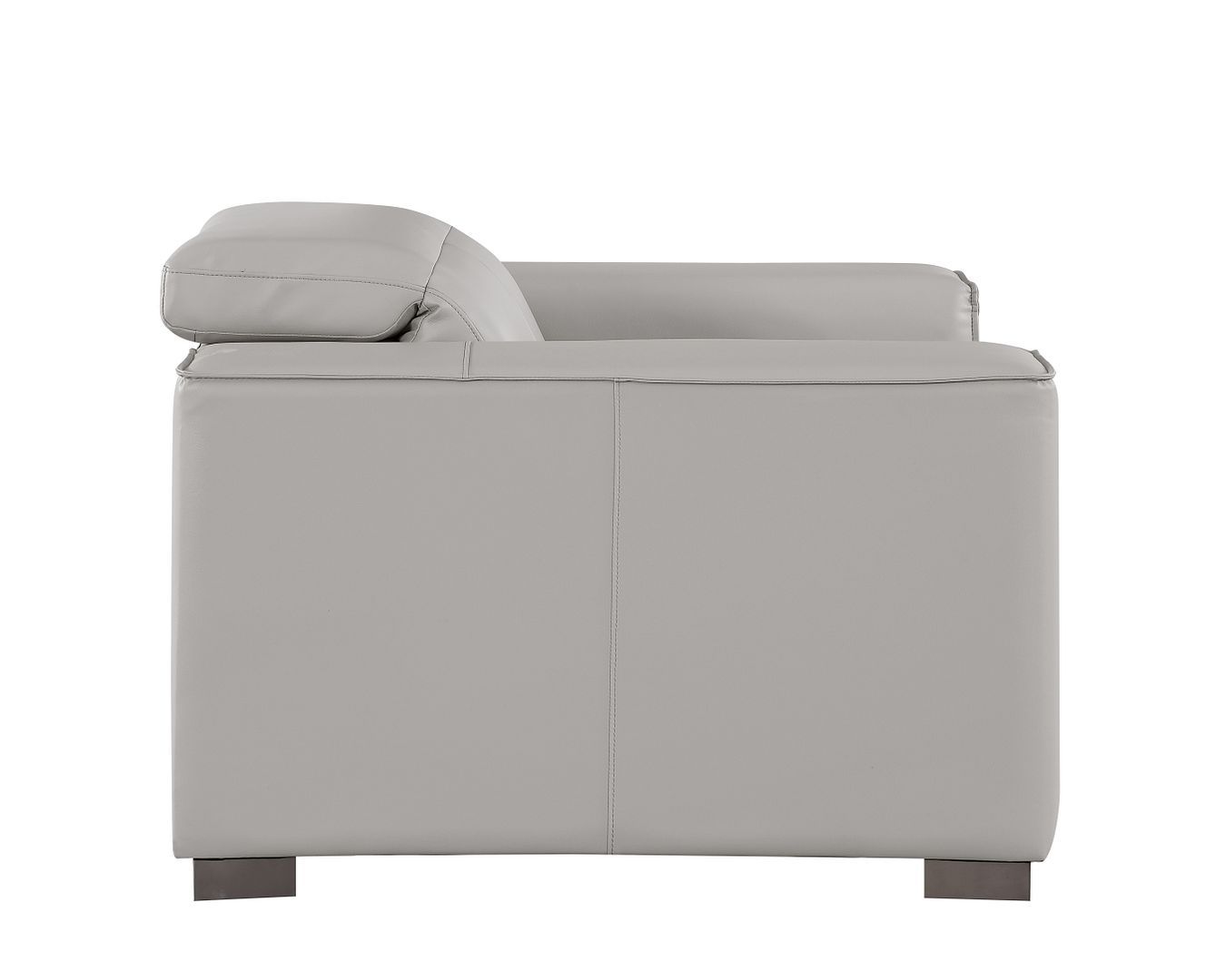1208 - Leather Power Reclining Chair With Power Headrest