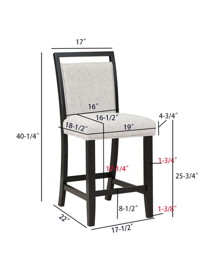 Dary - Counter Height Dining Chair (Set of 2) - White