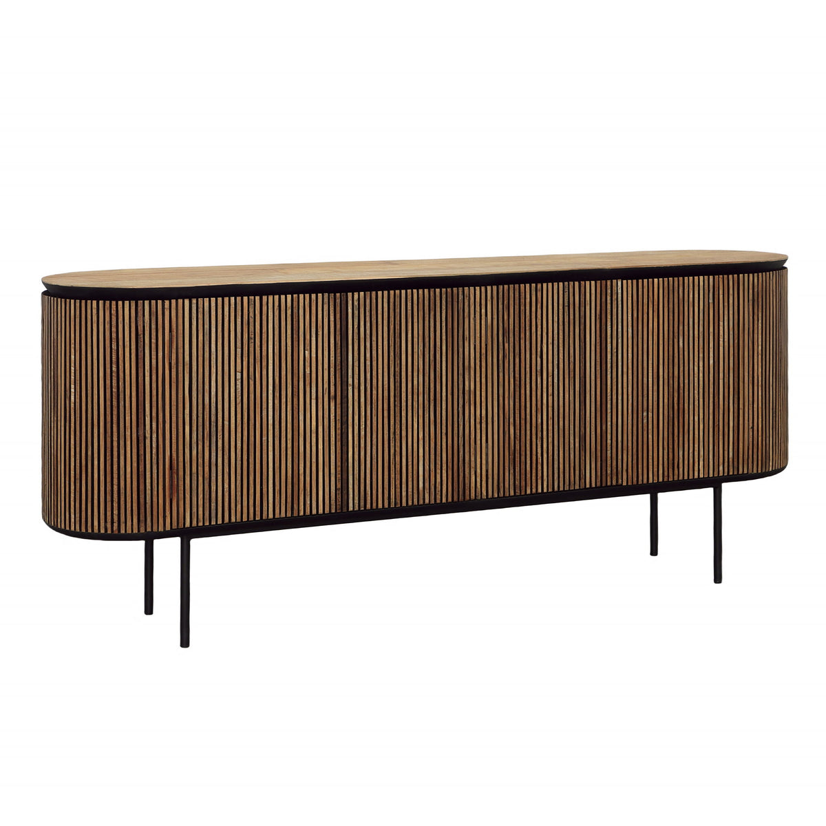Dabney - Sideboard - Natural Wash And Black