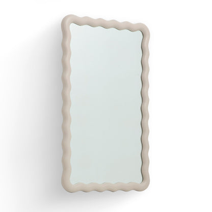 Faire - Squiggle Wall Mirror - Cream