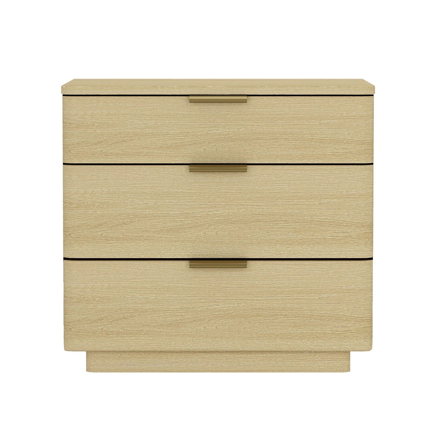Payton - Nightstand With 3 Drawers - Oak