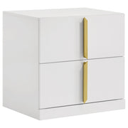 Lauryn - 2 Drawer Nightstand - Gloss White