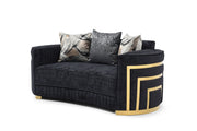 Soledad - Loveseat - Black