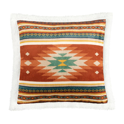 Campfire - Del Sol Campfire Sherpa Pillow 6 Per Carton - Multi Color