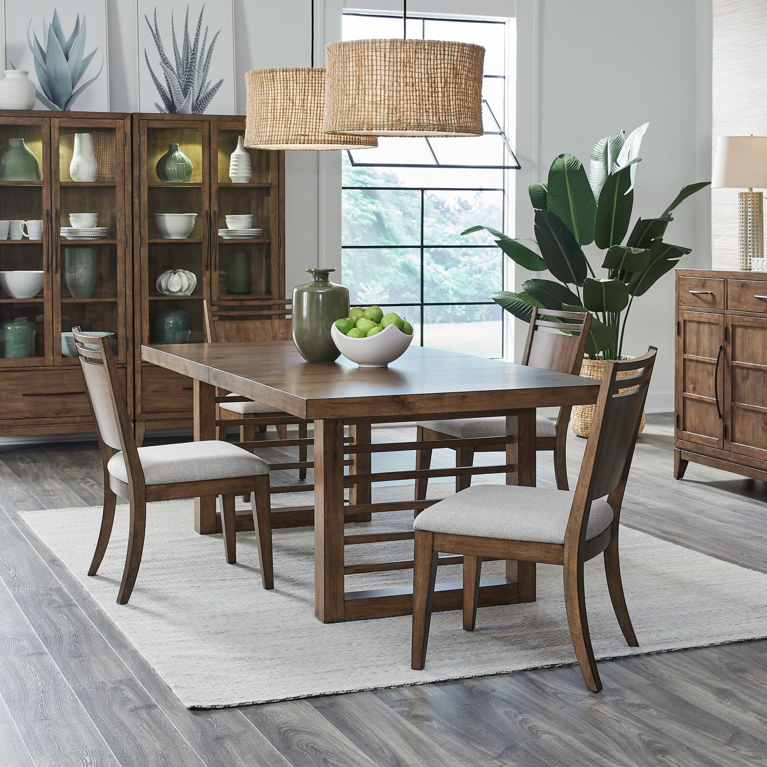 Shaker Lakes - Optional Double Pedestal Table Set