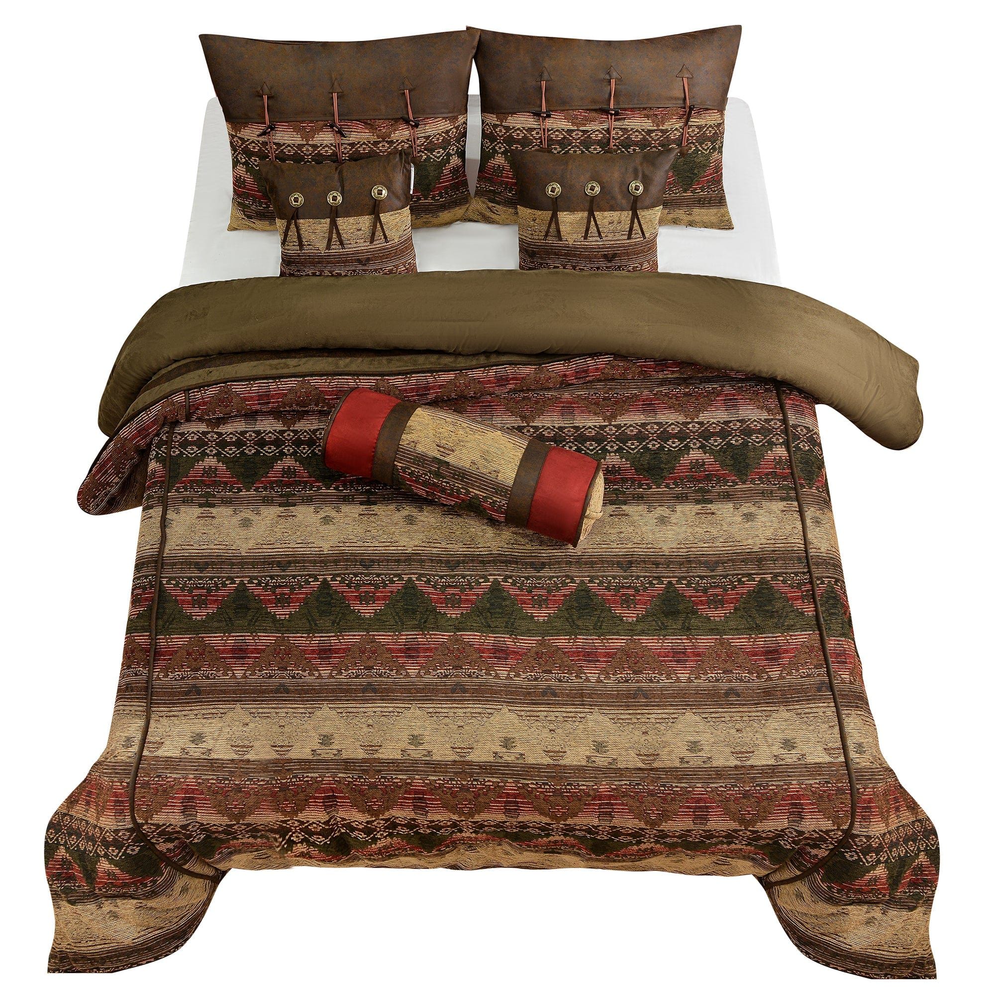 Sierra - Queen Comforter Set (Set of 7) - Multi Color