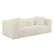 Tarra - Fluffy Oversized Corduroy Modular Loveseat