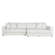 Maxine - Chaise Sectional - Ivory