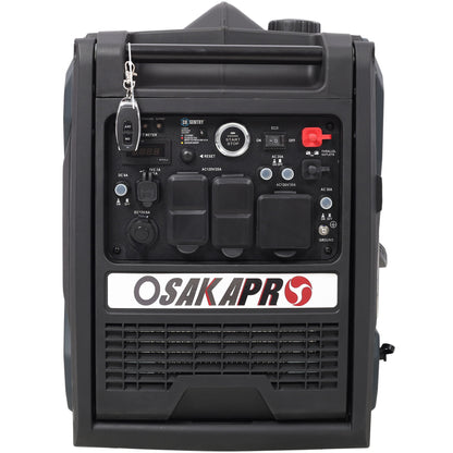 Super Quiet Inverter Generator 5.5Kw Portable Dual Fuel Electric & Remote Start Aluminium