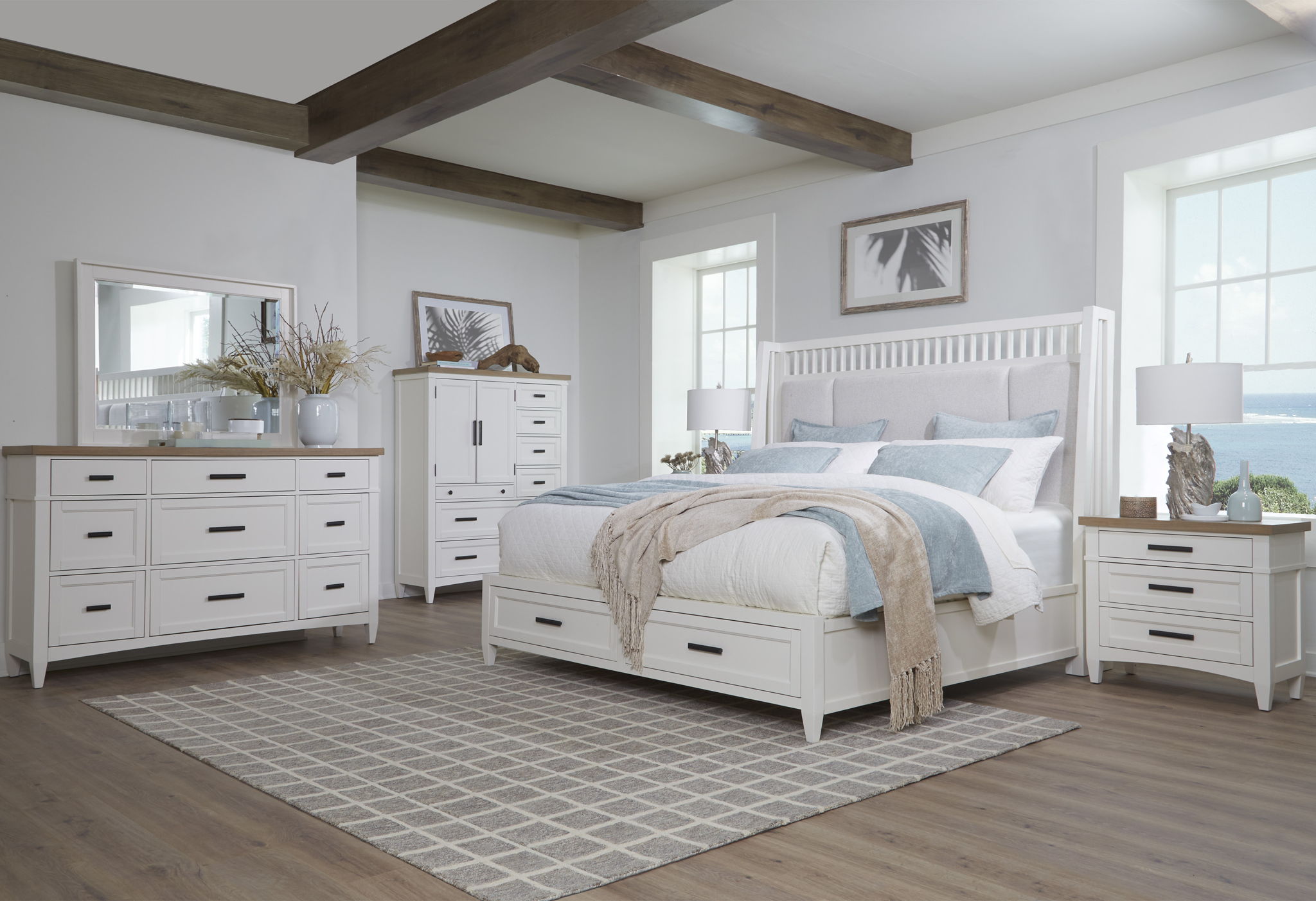 Americana Modern Bedroom - Shelter Bed