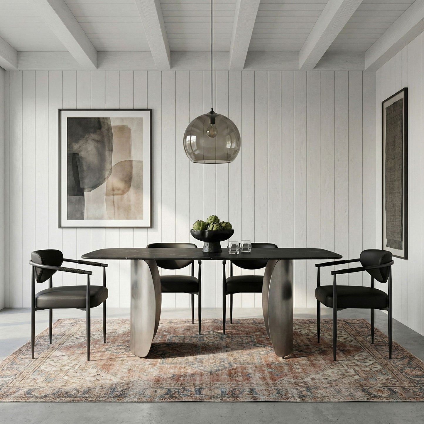 Virella - faux Leather Upholstered Dining Chair (Set of 2) - Black Base