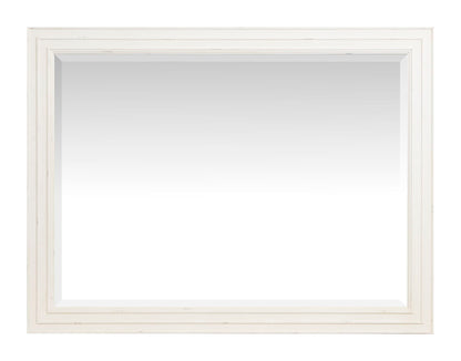 Echo Isles - Landscape Mirror - Sea Pearl And Driftwood