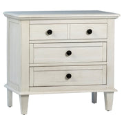 Lugano - Nightstand With 3 Drawers - Whitewash