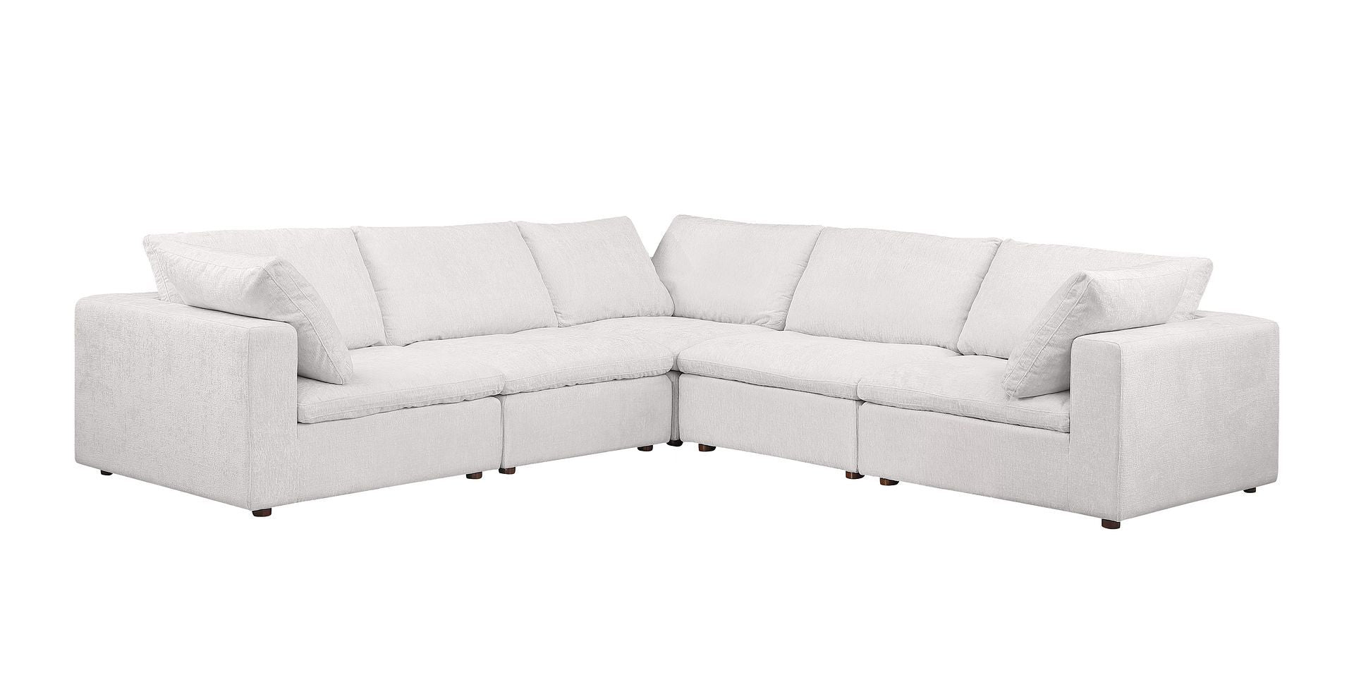 1100 - 5-Piece L-Shaped Sectional - Pearl