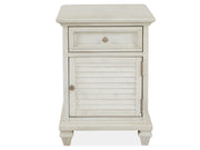 Newport - Chairside End Table - Alabaster